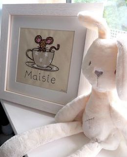 personalised children's framed picture by delly doodles