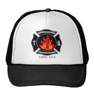 firefighter mesh hat