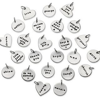 in your words text charms  by button and bean