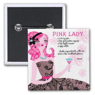 "Pink Lady Cocktail Recipe Poster Print" Pin