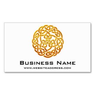Celtic Golden Symbol 1 Elegant Business Cards