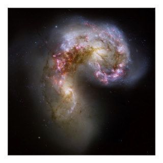 Antennae Galaxies, NGC 4038/4039 Poster
