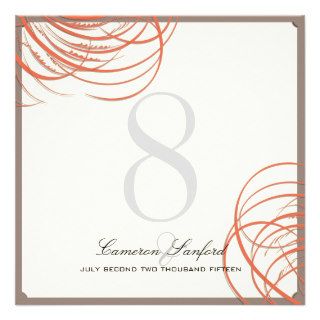 PixDezines wings of doves/table numbers Custom Announcements