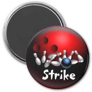 Custom Bowling Magnets Gifts