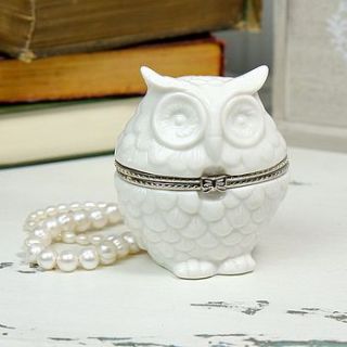 owl shaped trinket box by lisa angel homeware and gifts