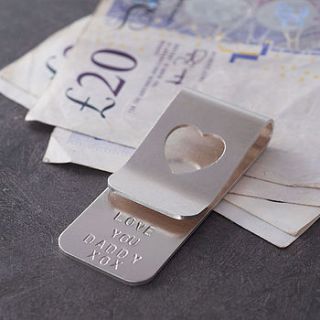 personalised money clip by chambers & beau