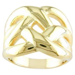14k Gold Plated Knot Ring Gold