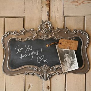decorative magnetic chalk board by discover attic.