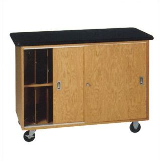 Diversified Woodcrafts Mobile Laptop Storage Cabinet