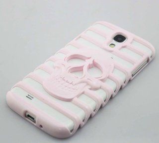 Big Dragonfly High Quality Unique Cool Skeleton Skull Hollow Protective Shell Back Cover Case for Samsung Galaxy S4 I9500 Retail Package Pink Cell Phones & Accessories
