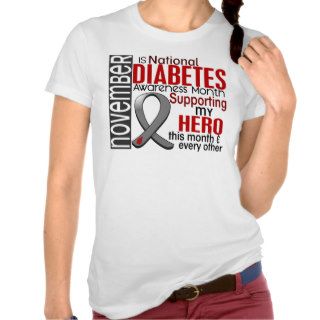 Diabetes Awareness Month Ribbon I2.1 Shirts