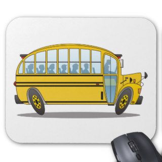 School Bus Mouse Pads