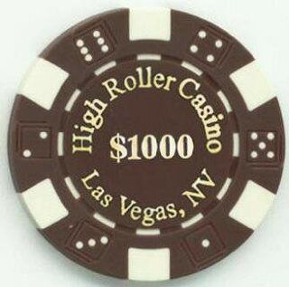Las Vegas High Roller Casino $1000 Poker Chips, Set of 25  Sports & Outdoors