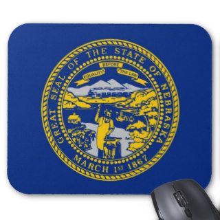 Nebraska State Seal Mouse Pads