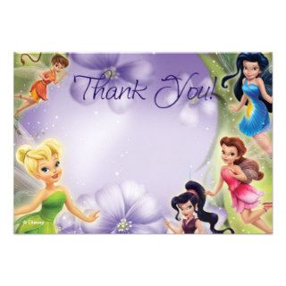 Tinker Bell and Friends Thank You Cards