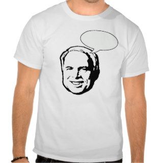 McCain Thought Bubble T shirt / John McCain T shir