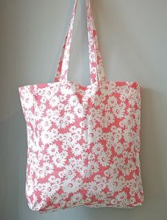 pink daisy make up bag by the shed inc