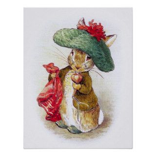 Beatrix Potter Benjamin Bunny Poster