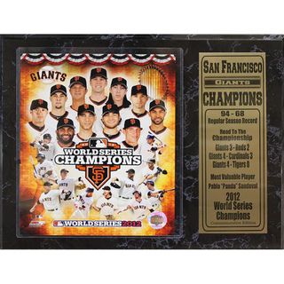 2012 World Series Champion San Francisco Giants 12x15 inch Plaque Baseball