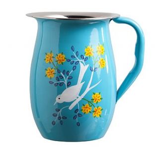 fair trade carnival hand painted jug by traidcraft