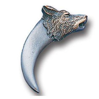Native American Indian Inspired Wolf Head & Claw Collector's Pin Women's Men's Jewelry Jewelry