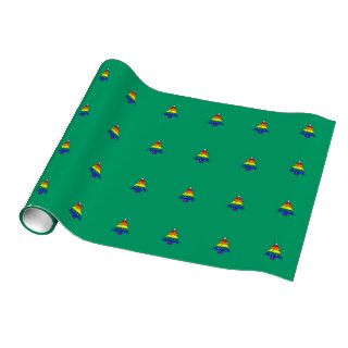 Gay/Lesbian/Rainbow Pride Christmas Wrapping Paper