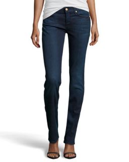 Straight Leg 5 Pocket Jeans, Corwin Medium Blue