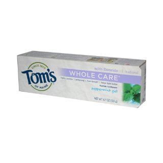 Tom??S Of Maine Toothpaste Anticavity Whitening Fluoride Gel Peppermint 5.5 Oz Health & Personal Care