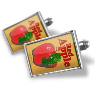 Neonblond Cufflinks "Red Apple cigarettes, pulp fiction"   cuff links for man Jewelry