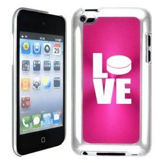 Apple iPod Touch 4 4G 4th Generation Hot Pink B1367 hard back case cover Love Hockey Cell Phones & Accessories