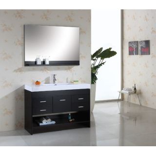 Virtu Gloria 48 Double Sink Bathroom Vanity Set