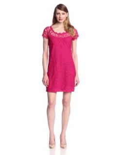 Nicole Miller Women's Abby Placement Lace Dress