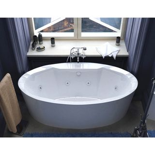 Mountain Home Alpine 34x68 inch Acrylic Air and Whirlpool Jetted Drop in Bathtub Jetted Tubs