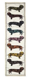 dachshund dog scarf by graduate collection