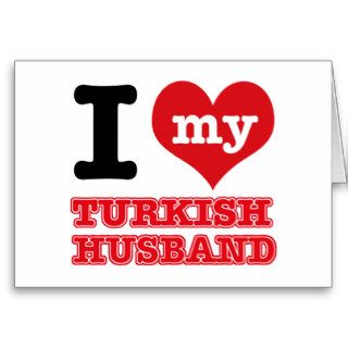 Turkish I heart designs Card