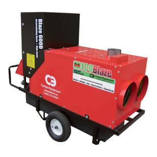 EcoBlaze Blaze Indirect Oil-Fired Mobile Diesel Heater — 510,000 BTU, 4500 CFM, Model# Blaze 600D  Diesel Heaters