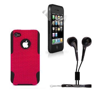 Magenta Ultimate Fusion 2pc Case Protective Cover Snap On Made for Apple iPhone 4S (4th Generation 16GB 32GB   AT&T   Verizon) Cell Phones & Accessories