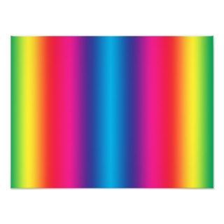 Rainbow Gradient   Customized Rainbows Template Photographic Print
