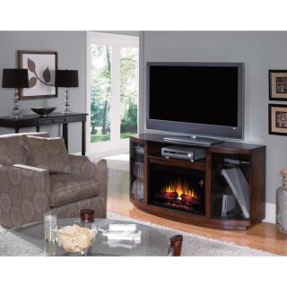 ChimneyFree Vent-Free Hampton Home Theater Electric Fireplace — 4600 BTU, Model# 26MM4155-W324  Electric Fireplaces