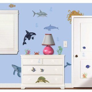 Under the Water Sea Life Wall Decor Stickers   Sea Life Wall Decals