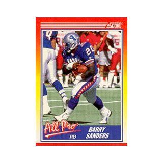 1990 Score #580 Barry Sanders All Pro  Sports Related Trading Cards  Sports & Outdoors