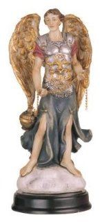 5 Inch Archangel Saeltiel Holy Figurine Religious Decoration Statue  