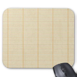 notebook19 LINED NOTEBOOK PAPER SCHOOL EDUCATION B Mouse Pad