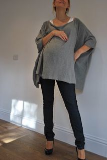 maternity and breastfeeding poncho by little bud maternity