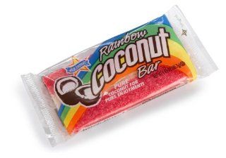 Atkinson Candy Company, Rainbow Coconut Bars, 1.65 Ounce Bars (Pack of 24)  Nut Cluster Candy  Grocery & Gourmet Food