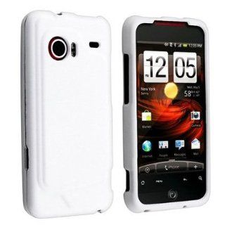 TOOGOO White Hard 2 Pc Rubber Feel Case for HTC Droid Incredible (Verizon) Cell Phones & Accessories
