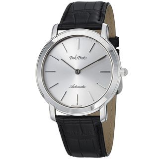 Paul Picot Men's P3754.SG.1021.7601 'Firshire' Silver Dial Leather Strap Automatic Watch Paul Picot Men's More Brands Watches