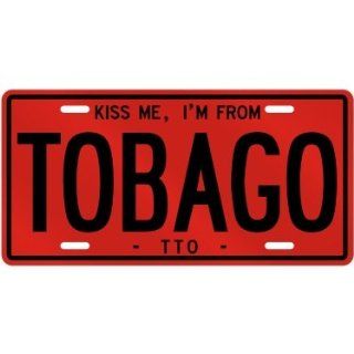 Shop NEW " KISS ME, I AM FROM TOBAGO " TRINIDAD AND TOBAGO LICENSE PLATE SIGN CITY at the  Home Dcor Store. Find the latest styles with the lowest prices from AllRedBox