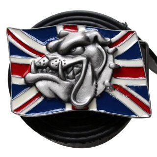 Ayygift British Flag Bulldog Classic Belt Buckle Hip hop Dance Fashion Cowboy Accessories