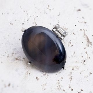 isla grey agate ring by bloom boutique